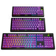 Glorious GPBT Basics Keycaps, ANSI Layout (US), PBT, Doubleshot - Epic Purple image number null
