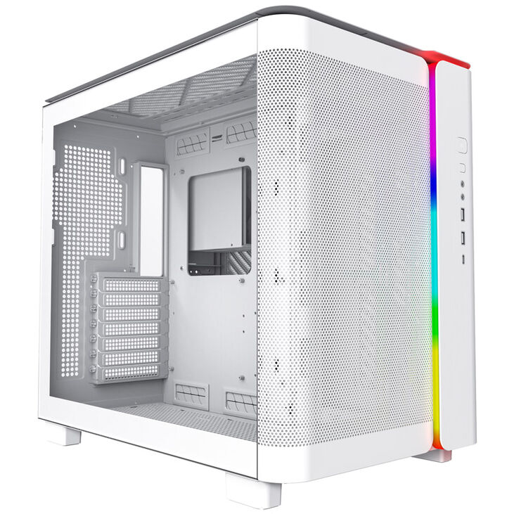 Montech KING 95 Mid Tower, Tempered Glass, ARGB - White image number 8