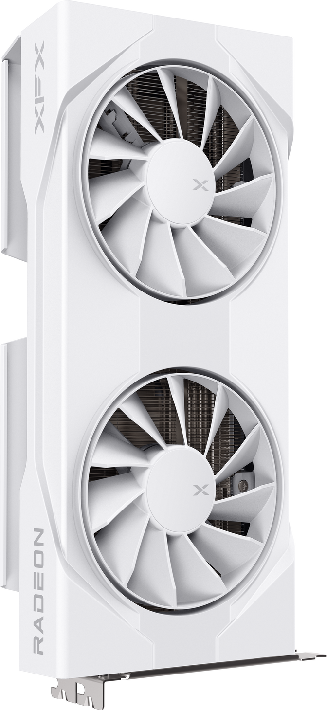 XFX Swift Radeon RX 9060 XT OC White Gaming Edition Graphics Card, 8192 MB GDDR6 image number 4