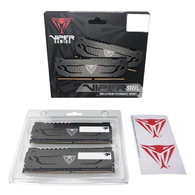 Patriot Viper Steel DDR4-3200 RAM, CL16, XMP - 32 GB Dual-Kit, silber image number 8