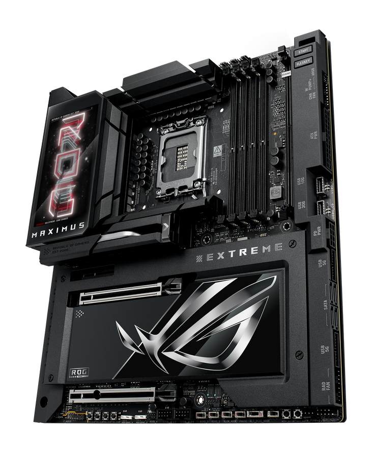 ASUS ROG Maximus Z890 EXTREME Mainboard, Sockel LGA 1851, Intel Z890, E-ATX, DDR5 image number 10
