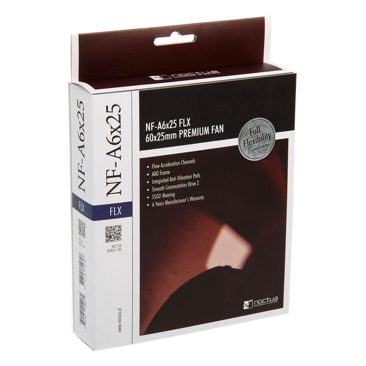 Noctua NF-A6x25 FLX Lüfter - 60mm image number 4