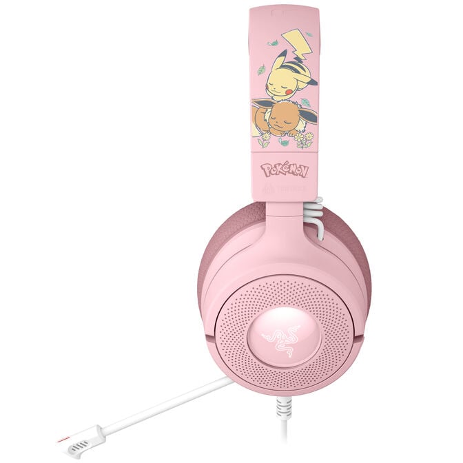 Razer Kraken V4 X Pok&eacute;mon Edition Gaming Headset, USB-C, 40 mm - Pikachu/Eevee image number 4