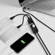 AXAGON HUE-S2BP USB-A-Hub, 4x USB 3.0, external power supply - 1.2 m, power adapter image number null