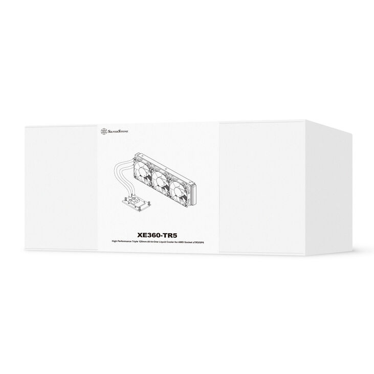 Silverstone SST-XE360-TR5 Complete Water Cooling AMD Socket sTR5 / SP6 - 360mm, Black image number 6
