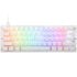 Ducky One 3 Aura White Mini Gaming Tastatur, RGB LED - MX-Brown (US) image number null