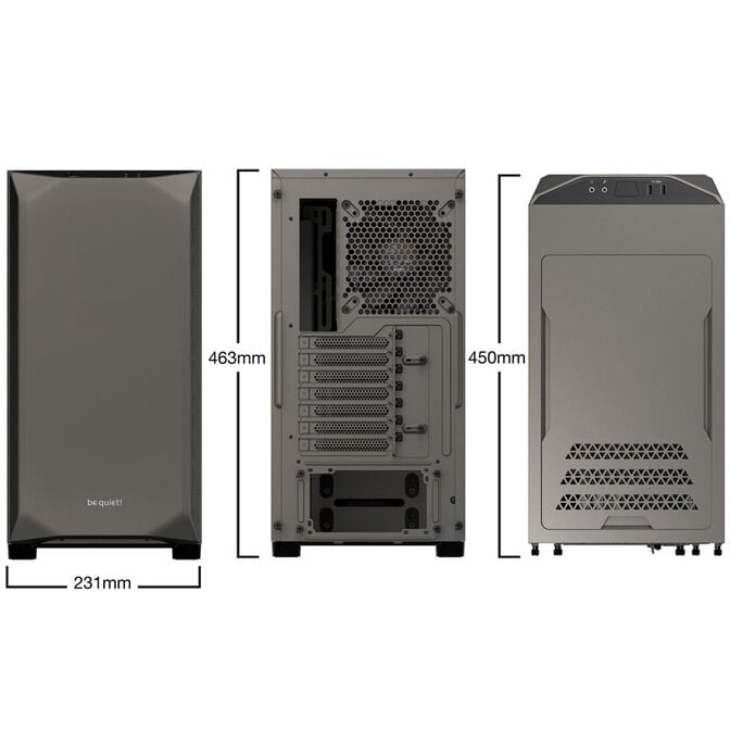 be quiet! Pure Base 500 PC Case, Mid Tower, ATX - anthracite image number 1