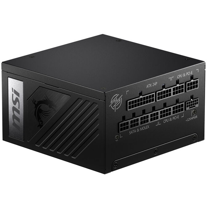 MSI MPG A850G PCIe5 Netzteil, 80 PLUS Gold, vollmodular, ATX 3.0, PCIe 5.0 - 850 Watt image number 3