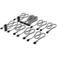 Corsair Cable Set, Type 4, DC Cable Pro Kit, individually sleeved - black / white image number null