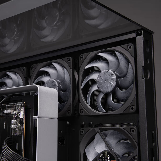 NOCTUA NF-A12x25 G2 PWM-L&uuml;fter - 120mm, chromax/black image number 7