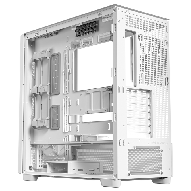 Antec Flux PC Case, Mid Tower, E-ATX, Tempered Glass &ndash; white image number 3
