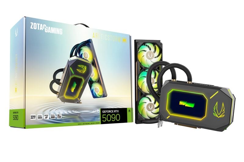ZOTAC GAMING GeForce RTX 5090 ARCTICSTORM AIO 32GB GDDR7