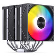 Jonsbo CA80 CPU Cooler, Dual-Tower, 2 x 120mm, PWM, RGB - black image number null