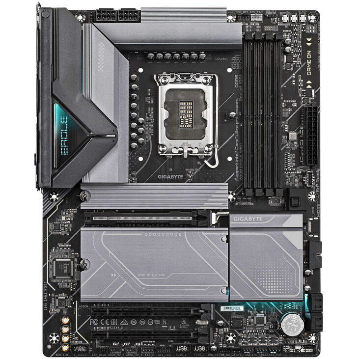 GIGABYTE Z890 Eagle WiFi7 Mainboard, Sockel LGA 1851, Intel Z890, ATX, DDR5 image number 2
