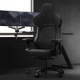ThunderX3 CORE Modern Ergonomic Gaming Chair - Black image number null