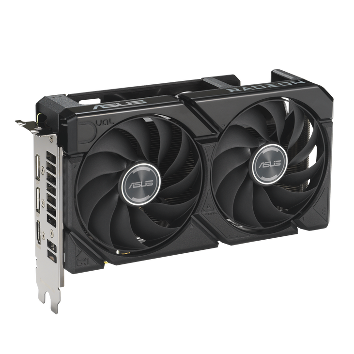 ASUS Dual Radeon RX 9060 XT Graphics Card, 8192 MB GDDR6 image number 2