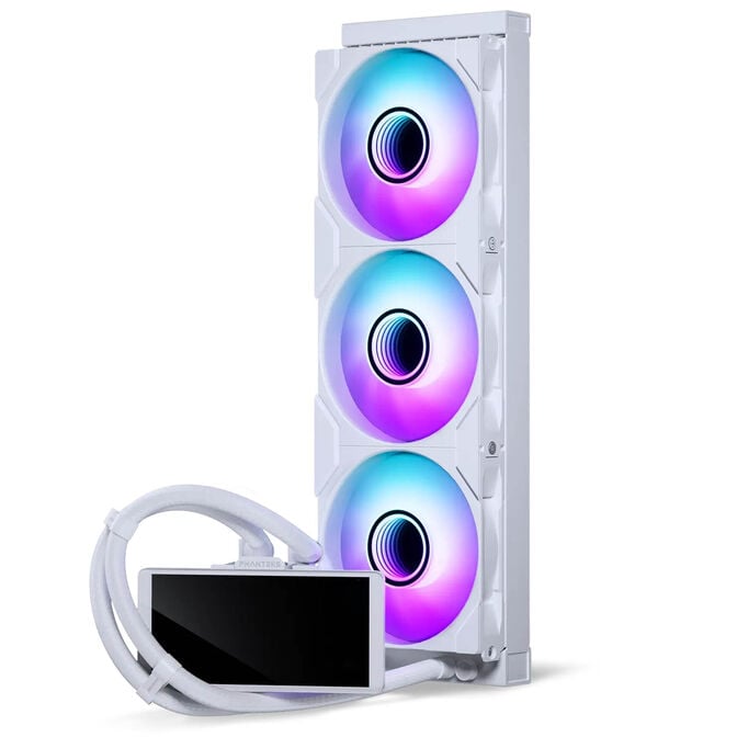 Phanteks Glacier One 360M25 LCD AiO-Wasserk&uuml;hlung, 6-Zoll-Display - 360mm, wei&szlig; image number 1