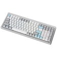 Ducky Cushion 98 Gaming-Tastatur, 96%, US-Layout, Shush Red Switches - Silver image number null