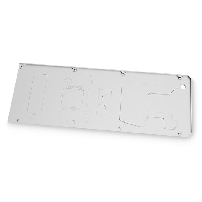EK Water Blocks EK-Quantum Vector XC3 RTX 3070 Backplate - Nickel image number 1