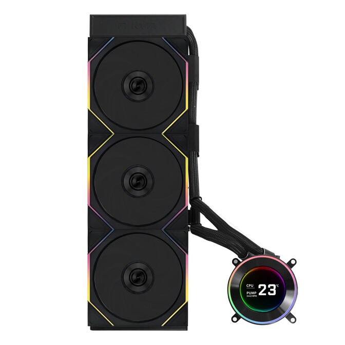 Lian Li HYDROSHIFT II LCD-C 360TL ARGB AiO Wasserk&uuml;hlung - schwarz image number 1