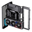 Jonsbo A50 vertical graphics card holder, PCIe 5.0 cable, 175mm - grey image number null