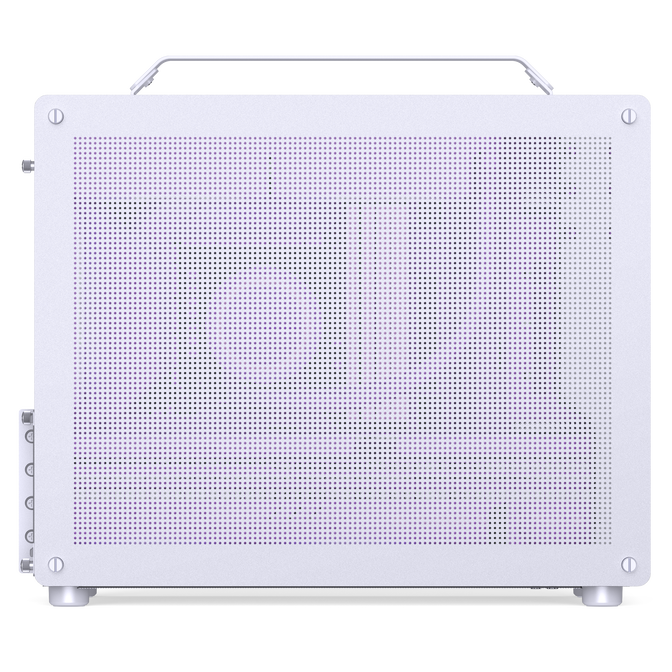 Jonsplus Z20 Mesh PC case, Mini Tower, Micro-ATX, with carrying handle - white image number 4