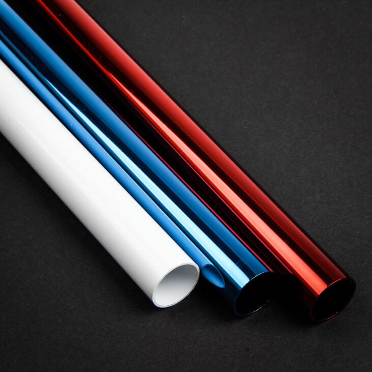 Bitspower None Chamfer Brass Hard Tubing 16mm OD, 500mm - white image number 2
