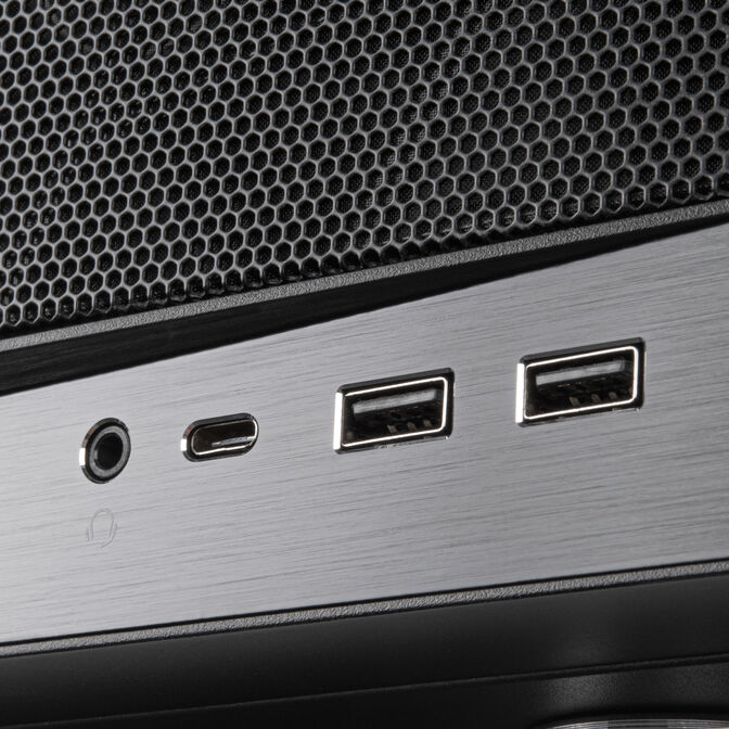 SilverStone SST-GD11B - Grandia Airflow Desktop - black image number 4