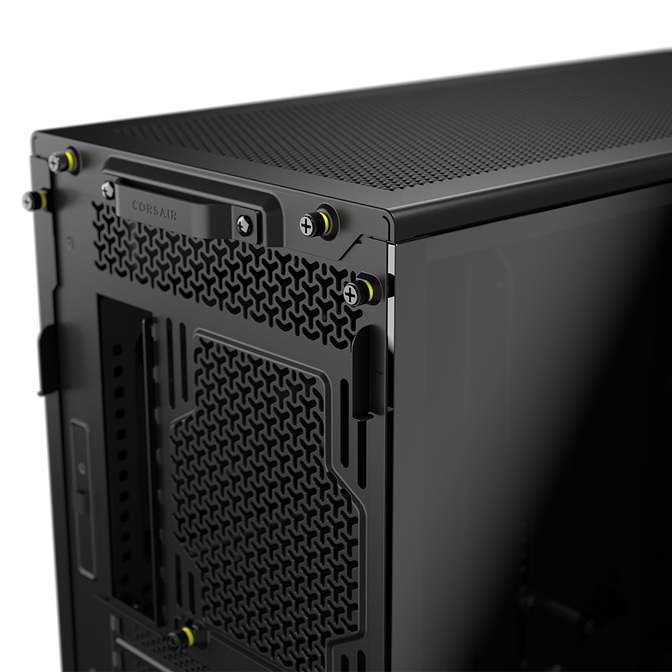 Corsair Frame 5000D RS ARGB PC Case, Mid-Tower, E-ATX, RGB, Tempered Glass - Black image number 10