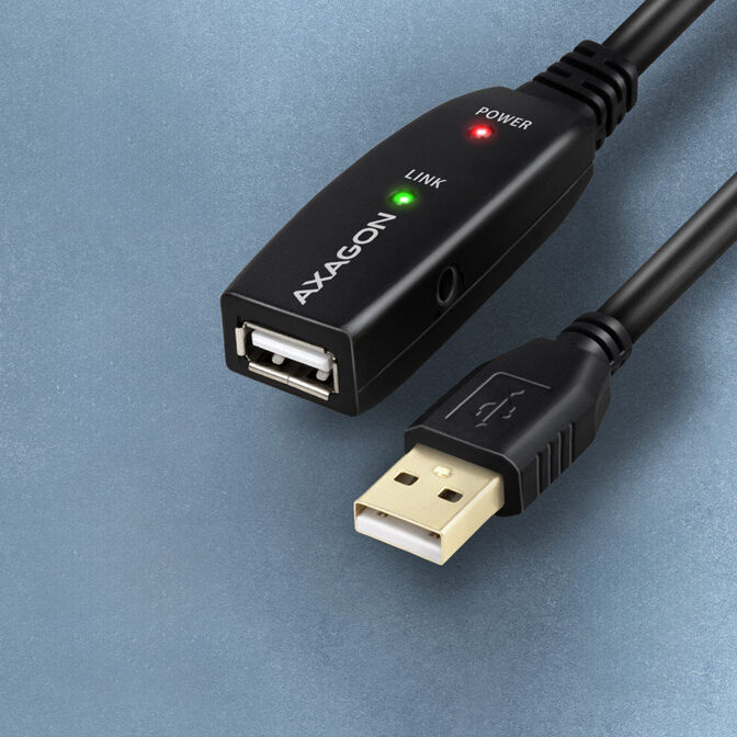 AXAGON ADR-207 USB 2.0 Verl&auml;ngerungs- / Repeaterkabel - 7,5m image number 1