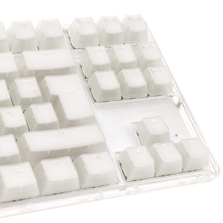 Ducky One 3 Aura White TKL Gaming Keyboard, RGB LED - MX-Speed-Silver image number 7