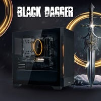 Gaming PC Black Dagger, Intel Core i5-12400F, NVIDIA GeForce RTX 4060 Ti - Prebuilt PC