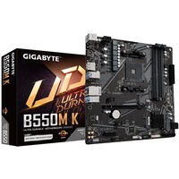 GIGABYTE B550M K motherboard, Socket AM4, AMD B550, Micro-ATX, DDR4