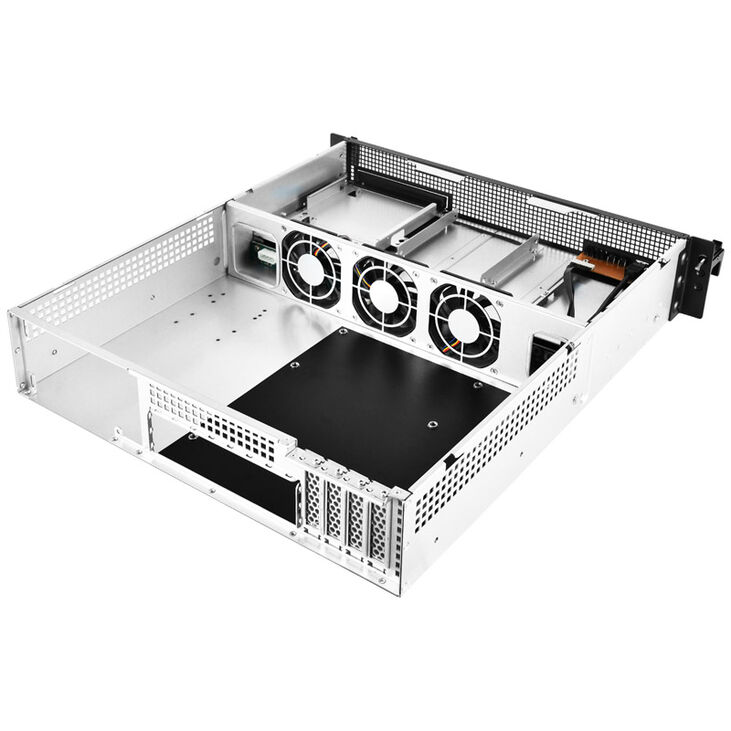 SilverStone RM21-304 Rackmount Server Gehäuse, 2U, Micro-ATX - schwarz image number 3