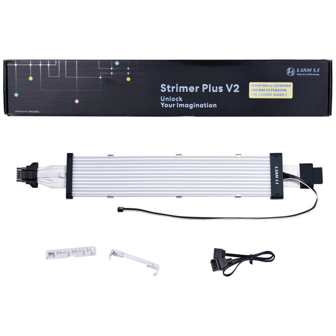 Lian Li Strimer Plus V2 12VHPWR 16- zu 16-Pin Verl&auml;ngerung - 320mm, 12 LED-Bahnen image number 9