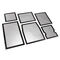 Demciflex dust filter set for Cooler Master HAF XM - black/black