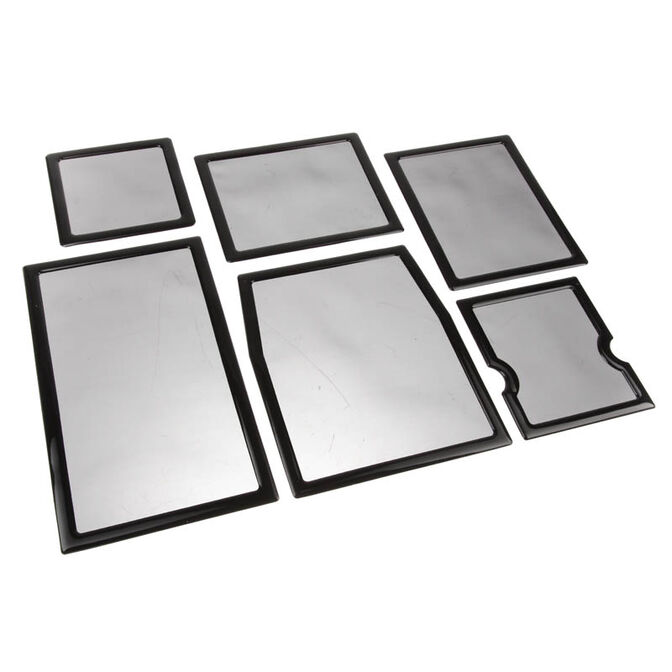 Demciflex dust filter set for Cooler Master HAF XM - black/black image number 0