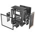 Antec Flux PC Case, Mid Tower, E-ATX, Tempered Glass – Black image number null