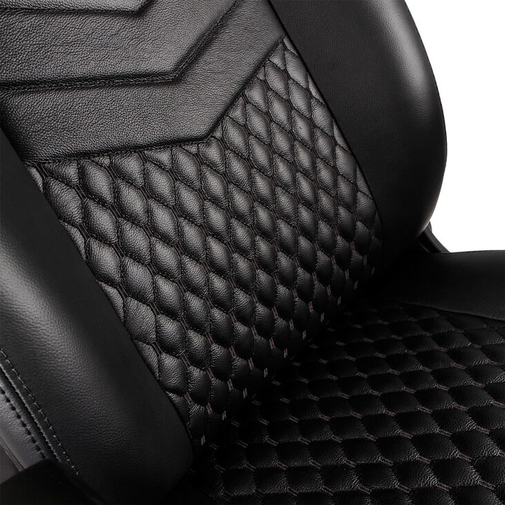 noblechairs ICON Echtleder Gaming Stuhl - schwarz/schwarz image number 5