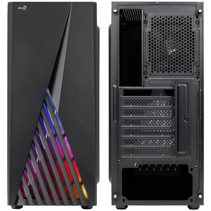 Aerocool Delta-A-BK-v1 Mid Tower, acrylic glass - Black image number 2