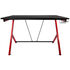 Nitro Concepts D12 Gaming Desk - black/red image number null