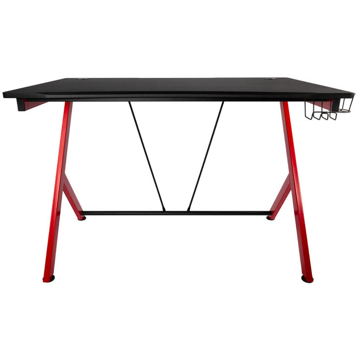 Nitro Concepts D12 Gaming Desk - black/red image number 9