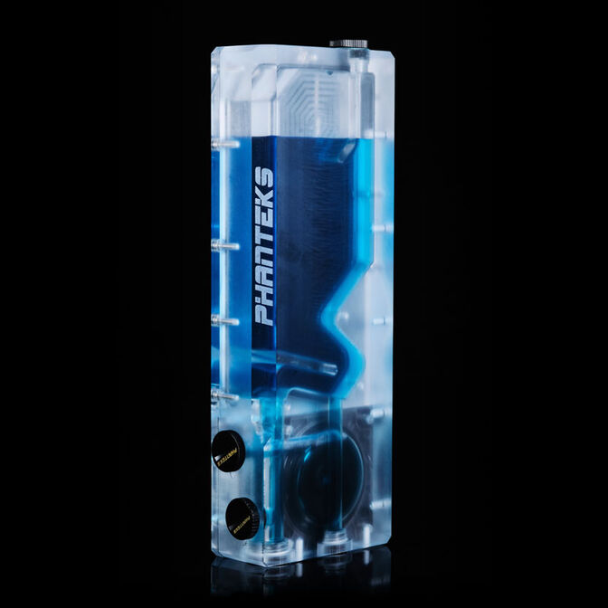 PHANTEKS R220C Reservoir - Transparent Acrylic Backplate, DRGB-LED image number 4