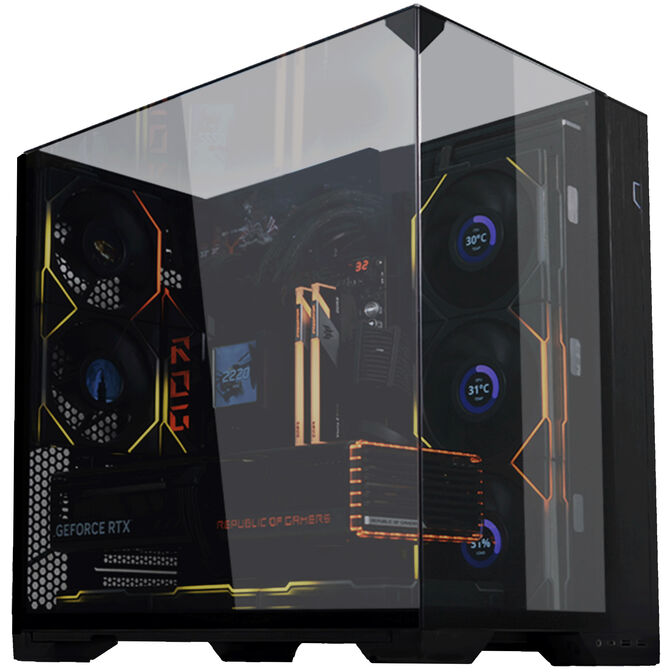 WQHD Gaming PC Configurator, Lian Li O11 Vision Compact, AMD AM5, AMD Ryzen Processor, RX 9070 / RTX 5080 GPU image number 0