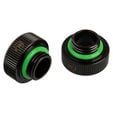 Bitspower Touchaqua Adapter Connection G1/4 inch AG to 14mm OD Hardtube - 2-pack, black image number null