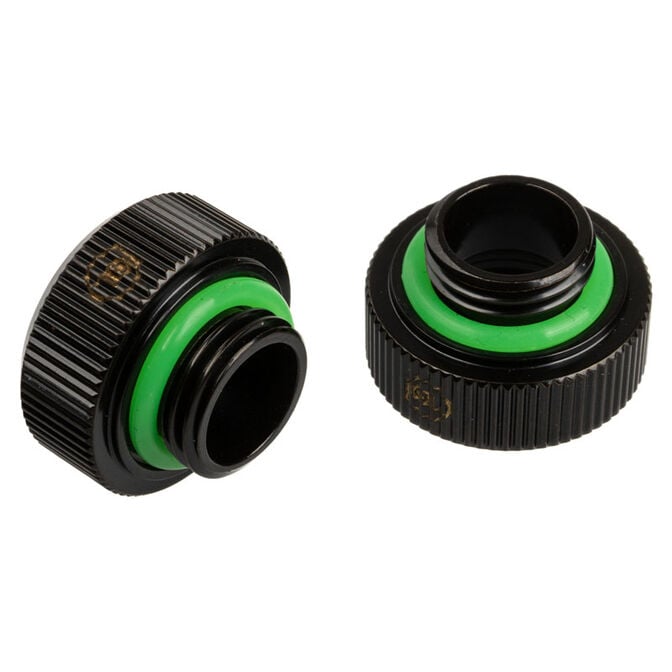 Bitspower Touchaqua Adapter Connection G1/4 inch AG to 14mm OD Hardtube - 2-pack, black image number 1