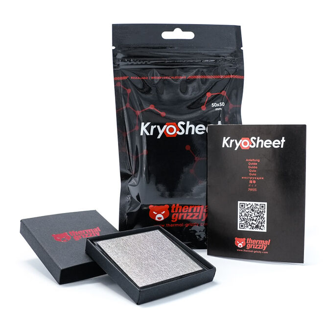 Thermal Grizzly KryoSheet W&auml;rmeleitpad - 50 x 50 mm image number 0