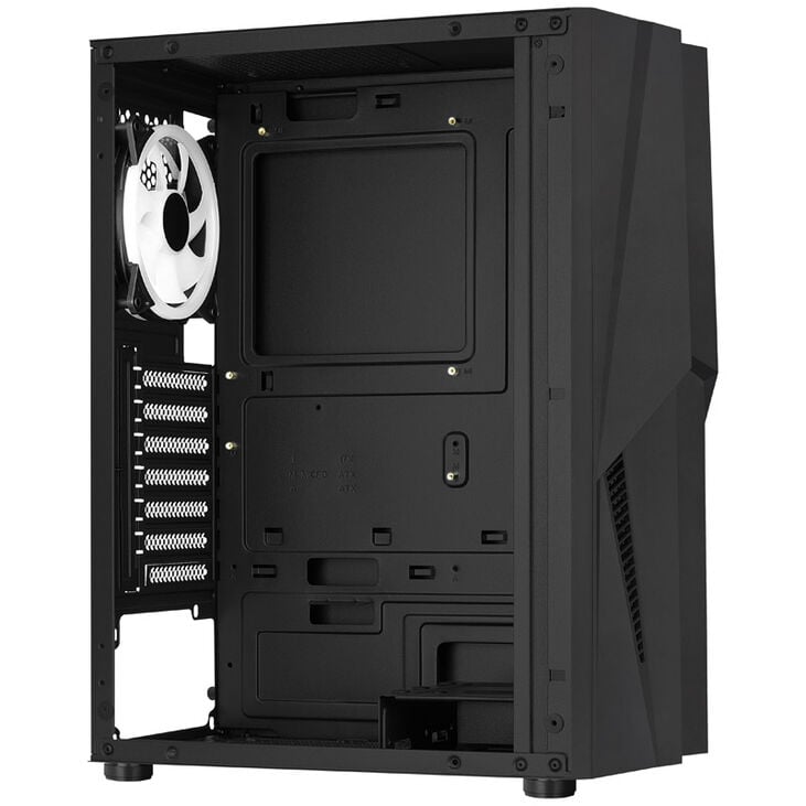 Aerocool Mecha v2 Mid Tower, Tempered Glass - Black image number 4