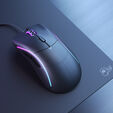 Glorious Model D Gaming Mouse - white, glossy + Grip Tape - black image number null