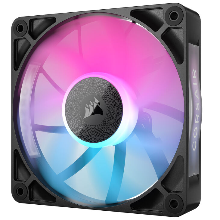 Corsair iCUE LINK RX120 RGB Series, PWM Lüfter 3er Pack - 120 mm, schwarz image number 3